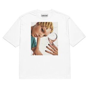 Unisex White Graphic T-Shirt